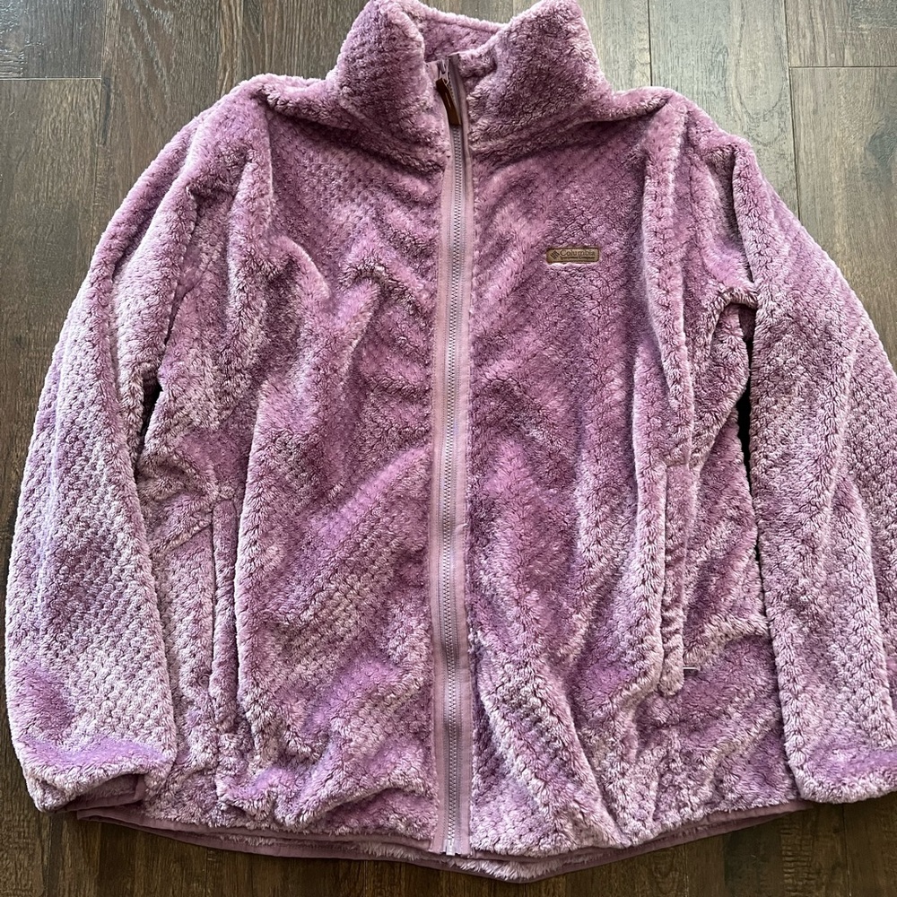 Columbia Plus Size Full Zip Fireside Fleece Jacket